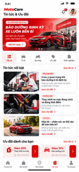 App ô tô / Xe máy